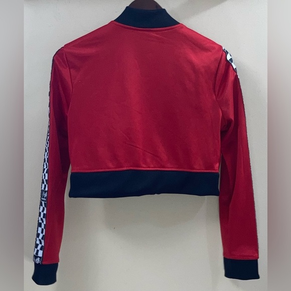 CHEMISTRY Red Corvette cropped jacket Size Small - Picture 3 of 6